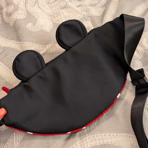 Minnie Mouse Red and Black Polka Dot Waist Bag - Picture 2 of 2